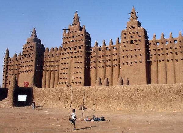 The Djenne mosque is the largest mudbrick building in the world