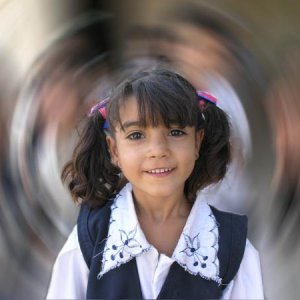Iraqi girl.  This was taken at a school near the site where we disarmed a suicide car bomb.