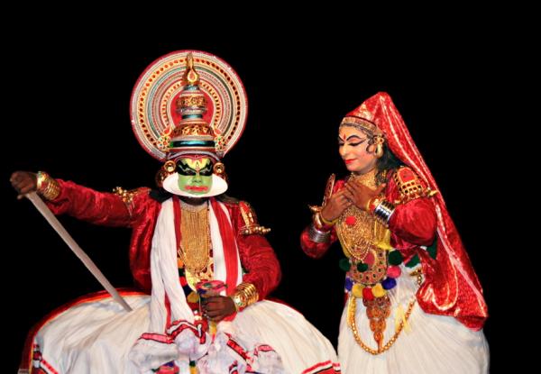 Kathakali performance, Varkala, Kerala. Taken with a Canon 30D digital SLR. March 2008