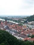 View of the Rhine and Heidelberg